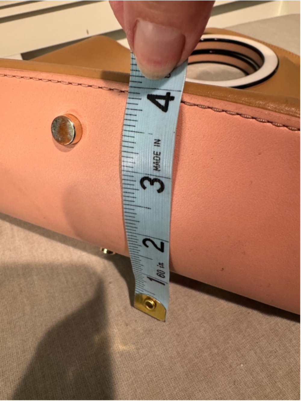 Women's Kate Spade Crossbody Contrast Sides Bag One Size Tan Pink - Picture 13 of 13
